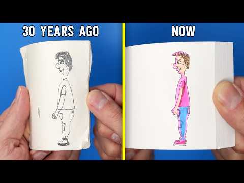 Remaking My Worst Childhood Flipbook Animation