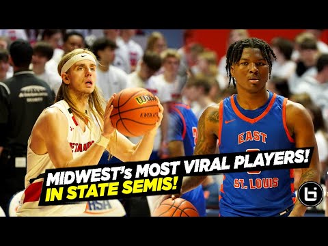 MOST VIRAL PLAYERS in Midwest?! Ethan Kizer v Macaleab Rich in State Semis! Metamora v East St Louis