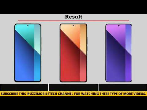 Xiaomi redmi note 13 vs note 13 pro vs note 13 plus #comparison