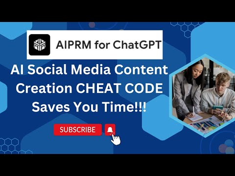 AIPRM Installation into ChatGPT Creates Social Media Content via AI - SAVES YOU TIME!