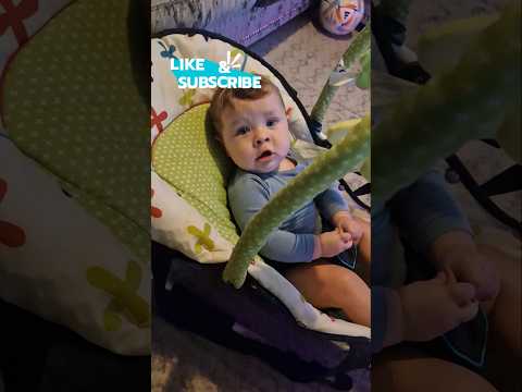 Sister Steals Baby Brother's Bouncer (The Ultimate Betrayal)🤣🥰 #cutebaby #siblings #funnybaby