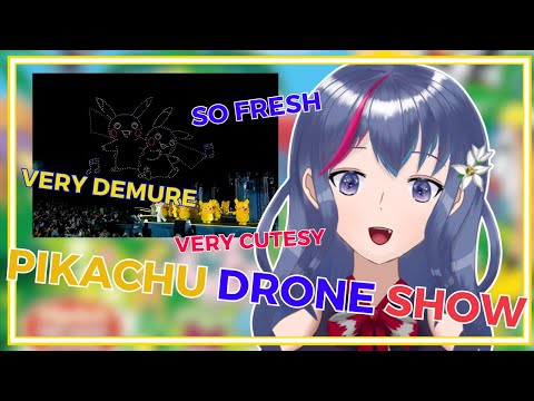 PIKACHU DRONE SHOW + BONUS RARE FOOTAGE!!! - #JalanJalanSamaShia