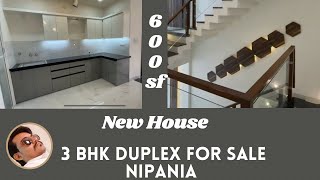 600sf. New house indore | 3BHK duplex for Sale | 15*40 house plan | NiLeSH PaRmAr | property | EP57