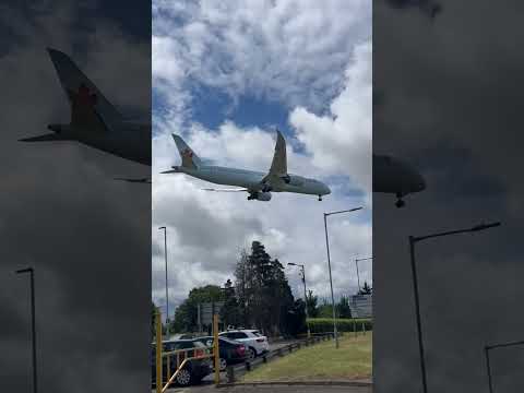 Air Canada landing@ Heathrow #londonlandmark #shortvideo #aviation #trending #shorts #short #viral