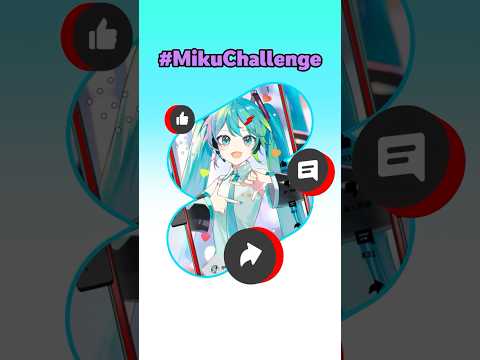 Join #MikuChallenge by drawing Hatsune Miku! 初音ミクを一緒に描いて #MikuChallenge に参加しよう♪ Only on Shorts