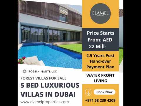 Sobha Hartland - Forest Villas - 5 Bedroom Luxurious Villas For Sale in Dubai