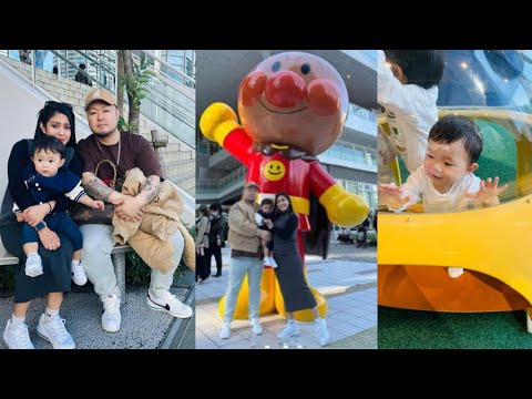 Family time at Anpanman Museum—so much fun! #FamilyDay #AnpanmanAdventures