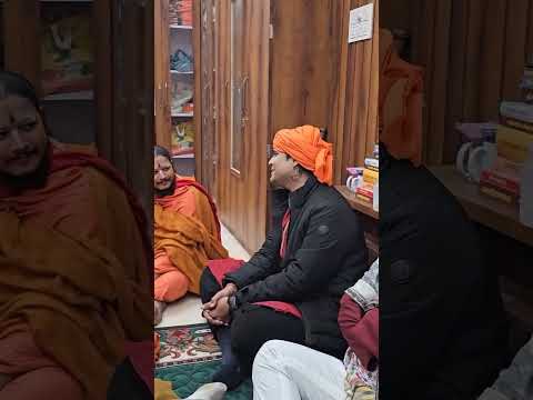 Jubin Nautiyal Singing Mere Ghar Ram Aaye Hain With Bageshwar Dham Abd Other Sants In Ayodhya#shorts