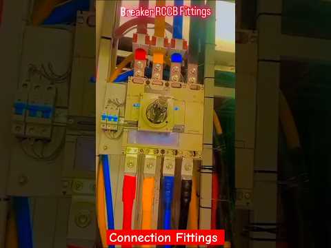 RCCB Breaker Connection 😱😀 |  Breaker Installation | RCCB #shorts