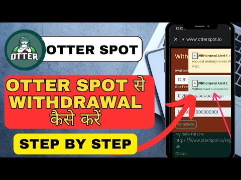 Otter spot se withdrawal kaise kare || Otter Spot withdrawal problem solution || #otterspot #busd