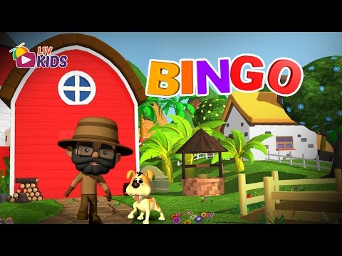 Bingo Dog Song with Lyrics | LIV Kids Nursery Rhymes and Songs | HD