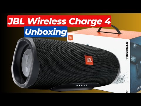 JBL Wireless Charge 4 Portable Speakers - Unboxing and Review