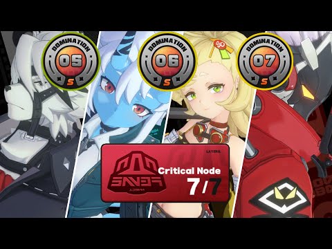 September New Shiyu Defense Critical Node S Rank 5 to 7 with 4 Characters!