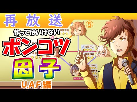 【再放送】因子周回前に見てほしい因子の作り方UAF版【ウマ娘/編集12.5h】【ウマ娘/編集0.3h】