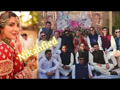 Famous Pakistani Actress Areeba Habib Nikah video and pictures/#areebahabib#nikahdress#bridaldress