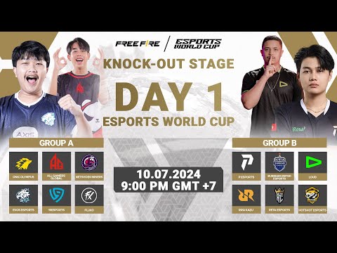 [EN] ESPORTS WORLD CUP | KNOCKOUT STAGE DAY 1