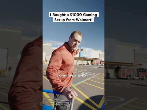 I Bought a $1000 Gaming Setup from Walmart!