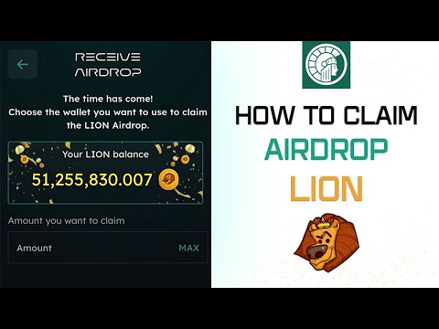 Step-by-step instructions on how to claim Lion Airdrop