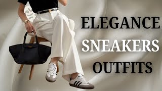 "Sneakers & Elegance: The Perfect Match!" | How to look elegant woman