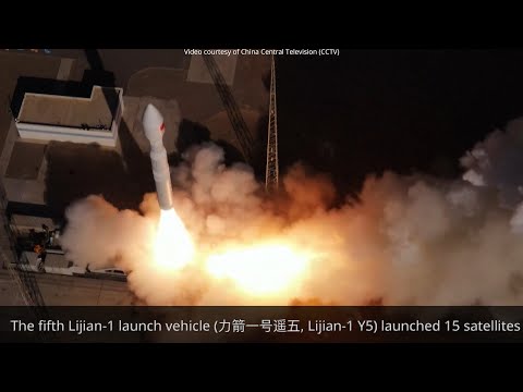 Lijian-1 launches 15 satellites