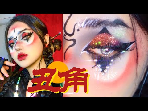 Angelica｜戏曲元素万圣节妆容！不一样的小丑妆！Beijingopera｜安吉莉卡IMAM