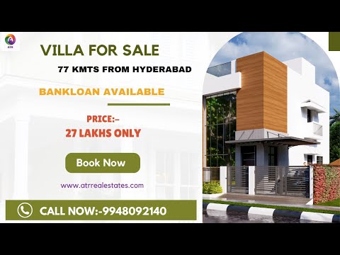 Duplex Villa For Sale Bank Loan Available Budget 27 lakhs only. Call Now:-9949092140.