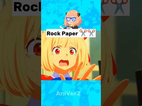 Rock Paper ✂️✂️ | #anime #animeedit #status #shorts #rockpaperscissors #animegirl