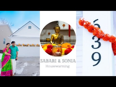 Sabari & Sonia Housewarming || Michigan | Indian Family | Housewarming Ceremony USA | Chavis Studio