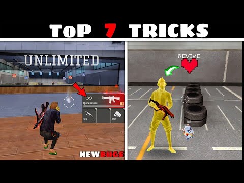 Top 7 New Tricks | Ff New bugs And Glitches | free fire new glitch today ✅💀