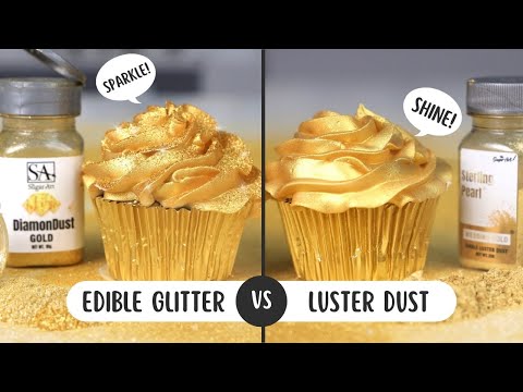 The Difference Between Edible Glitter and Edible Luster Dust