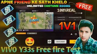 Vivo Y33s Free Fire Gaming Review - High FPS | Helio G80 CPU | 8GB +4GB RAM Vivo y33s free fire test