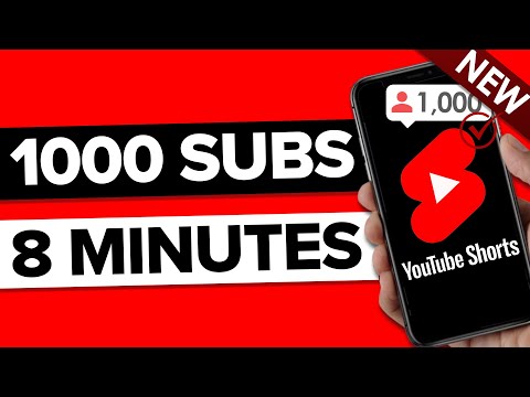 How To Get 1000 Subscribers on YouTube in 8 minutes (real results)