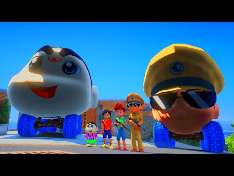 Kicko Shinchan Gift Little Singham Face Car To Little Singham 😍 in GTA 5 ! GTA 5 Gameplay