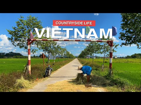 🚴 Vietnamese Countryside Life | Neighborhood Cycling Tour in Vietnam | Beautiful Mountain View