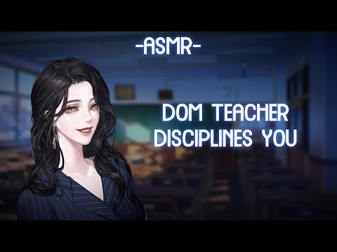 [ASMR] [ROLEPLAY] dom teacher disciplines you (binaural/F4A)