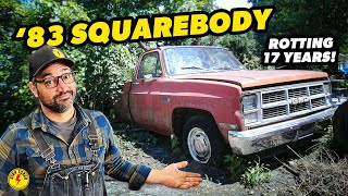 Stuck in a Tree for 17 YEARS! Will this 1983 GMC Squarebody Pickup RUN and DRIVE?!