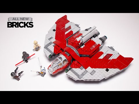 Lego Star Wars 75362 Ahsoka Tano's T-6 Jedi Shuttle Speed Build