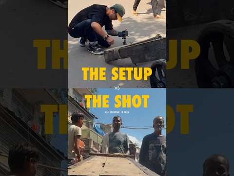 The Setup vs The Shot #iphone15