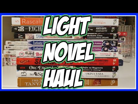 Light Novel Haul | I Bought Some Books