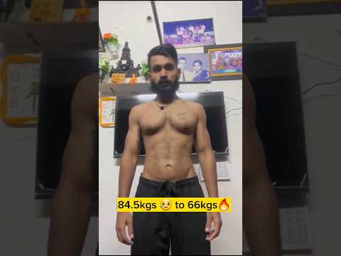 84.5 kgs to 66 kgs 🔥| extreme Fat Loss transformation |fatfree fitness