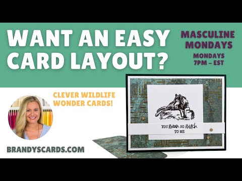 Benefits of an Easy Card Layout? Clever Wildlife Wonder Cards!