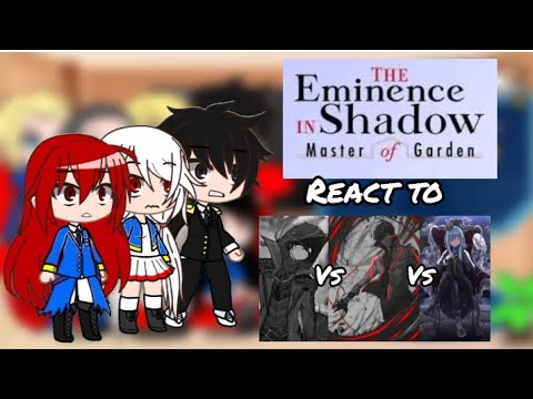 The Eminence in Shadow react to Shadow vs Anos & Rimuru | Part 3/3 | Last Part | REQUESTED | GACHA |