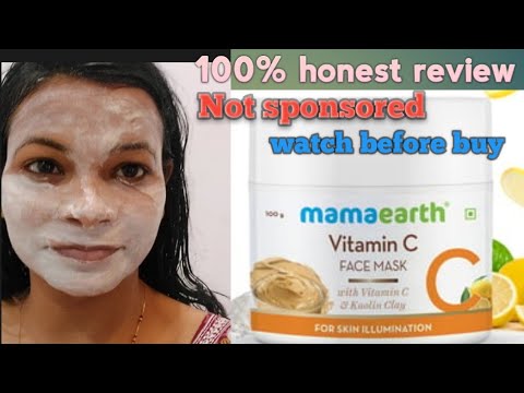 Mamaearth Vitamin C facemask honest review | Mamaearth Vitamin C facemask | #mamaearth