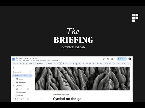 Google Docs gets tabs, Jira ditches "issues", OpenAI launches canvas | Briefing October 10th 2024