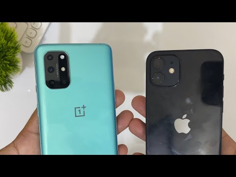 Oneplus 8T vs Iphone 12 | Speed Test Comparison