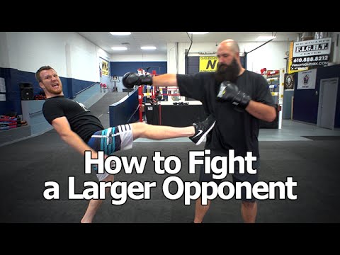 How to Fight Someone Bigger and Stronger Than You - The Trick To Beating Larger Opponents