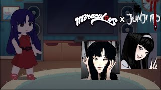 mlb react to marinette as tomie kawakami|junji ito|[🇺🇸/🇧🇷]|{1/1}|halloween special|gacha life 2