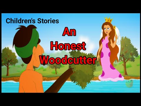 An Honest Woodcutter ll Children's  stories ll Moral stories for children ll