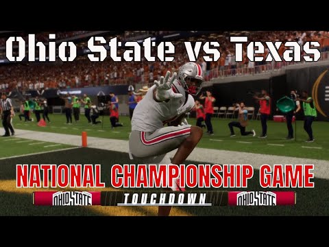 Jeremiah Smith vs. Quinn Ewers | Ohio State vs Texas for the CFP Championship: Simulation