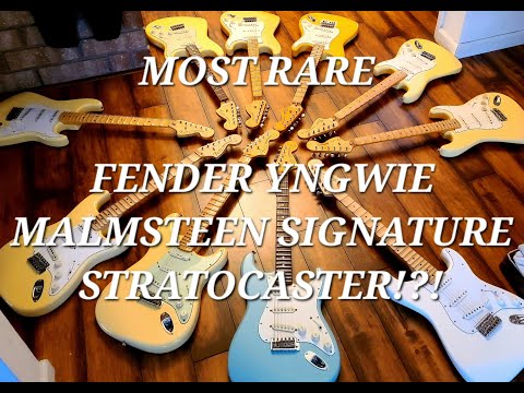 Most Rare Yngwie Malmsteen Stratocaster!?!